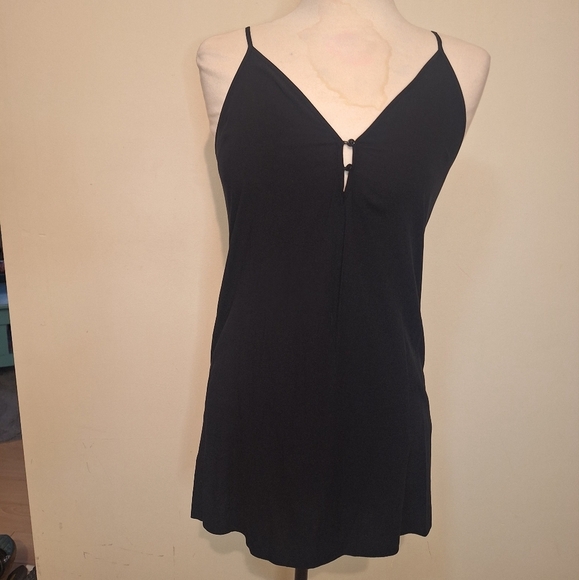 Maje Reville Black Pleated Lace Sequin Dress SZ S - Picture 12 of 15